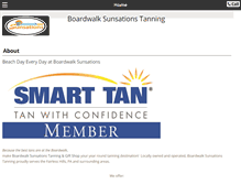 Tablet Screenshot of boardwalksunsations.com